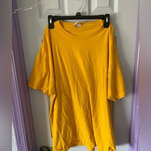 XL mustard yellow shirt